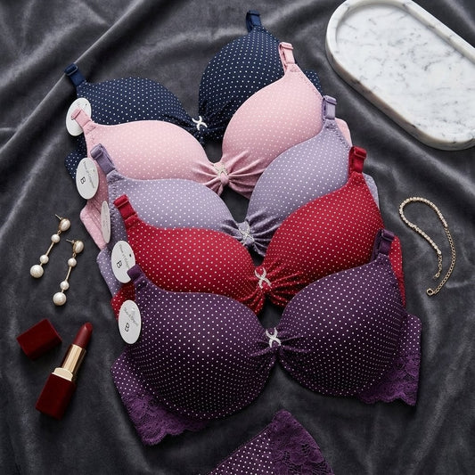 Dotted Bra Set
